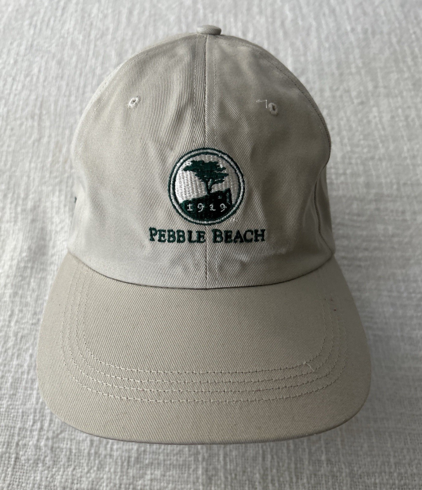 Rare Official 2000 Staff Pebble Beach 1919 Hat Cap Strapback Ahead