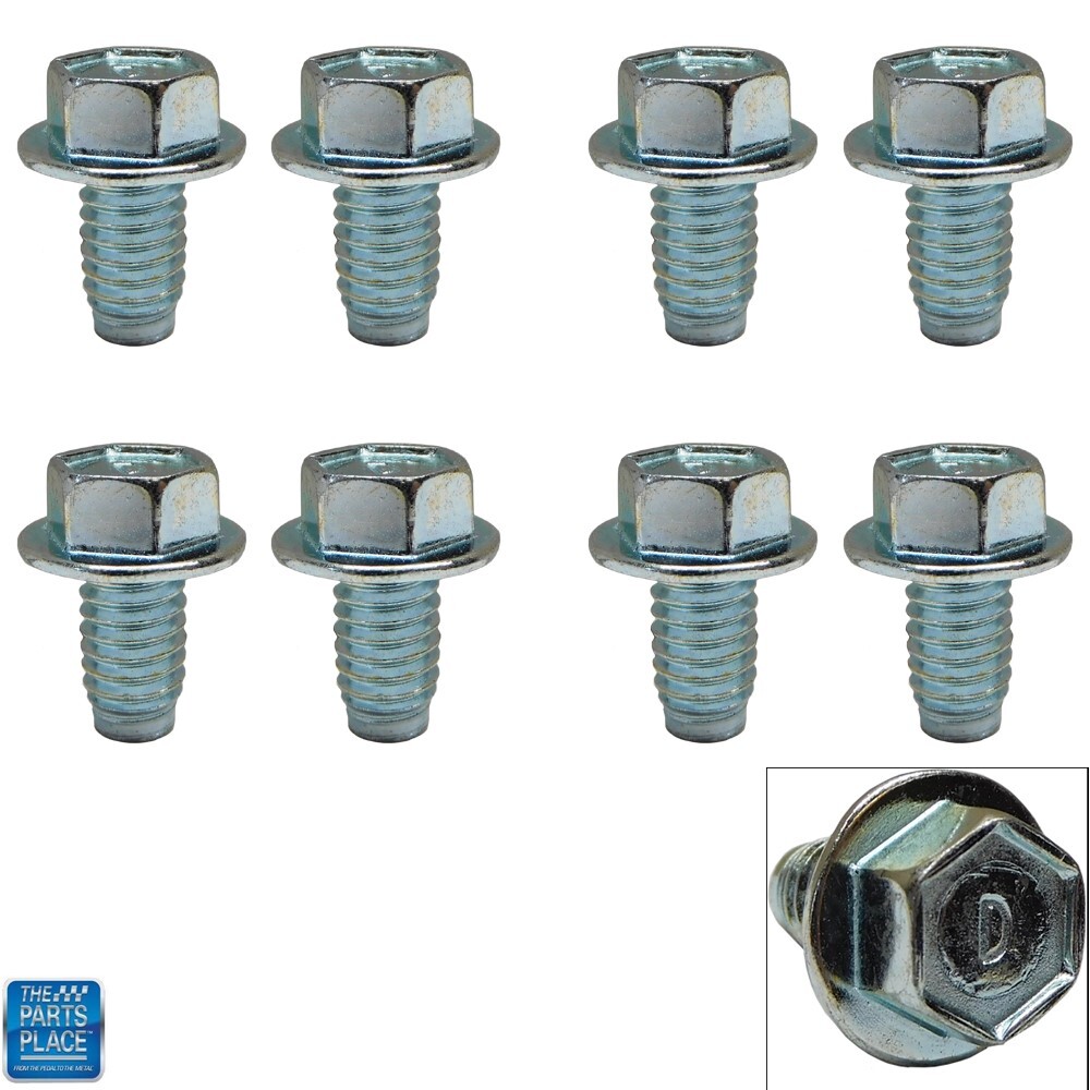 1964-81 Pontiac GTO / Firebird Valve Cover Bolt Set - D - Set of 8 New