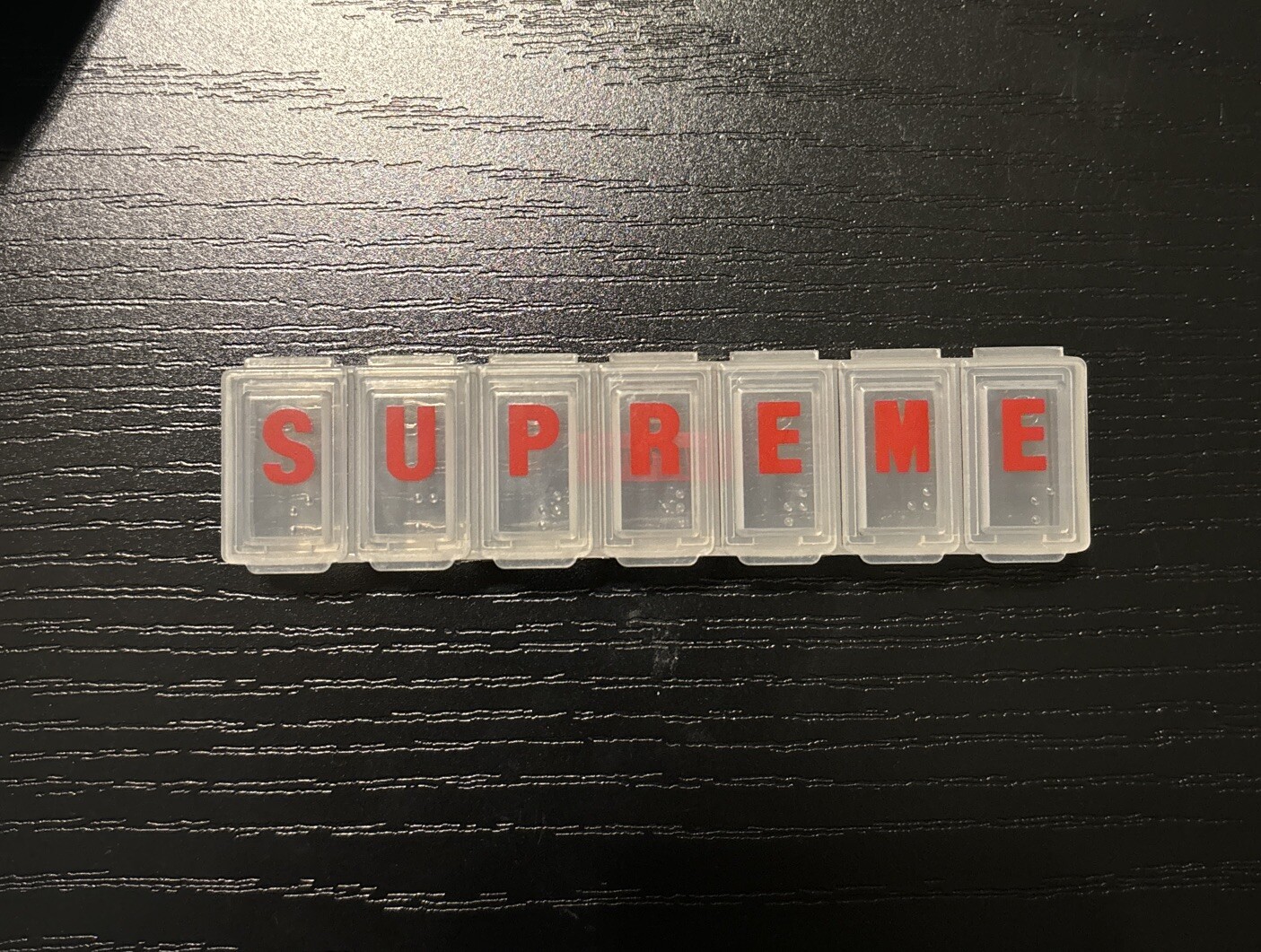 Supreme Weekday Pillbox Organizer SS15 Rare NEW