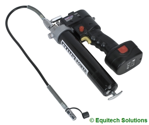 Sealey CPG12V Cordless Grease Greasing Gun 12V (One Lithium Battery) Powered
