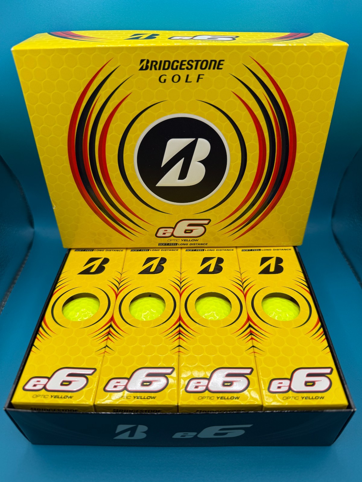 Bridgestone 2023 e6 Yellow Golf Ball-Dozen 3EYX6D