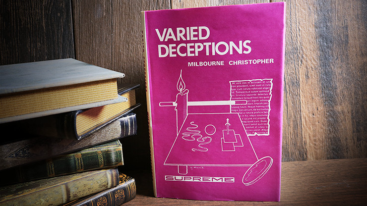 Varied Deceptions (Out of Print) by Milbourne Christopher Magic Trick Book!