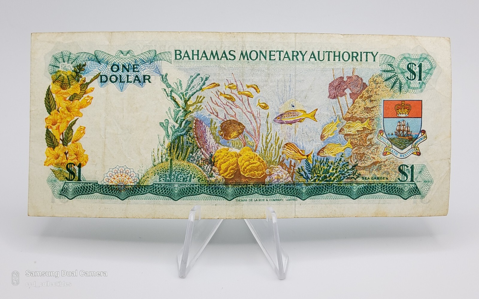 Bahamas Banknote 1 Dollar 1968 ND P-27 ~~ Circulated