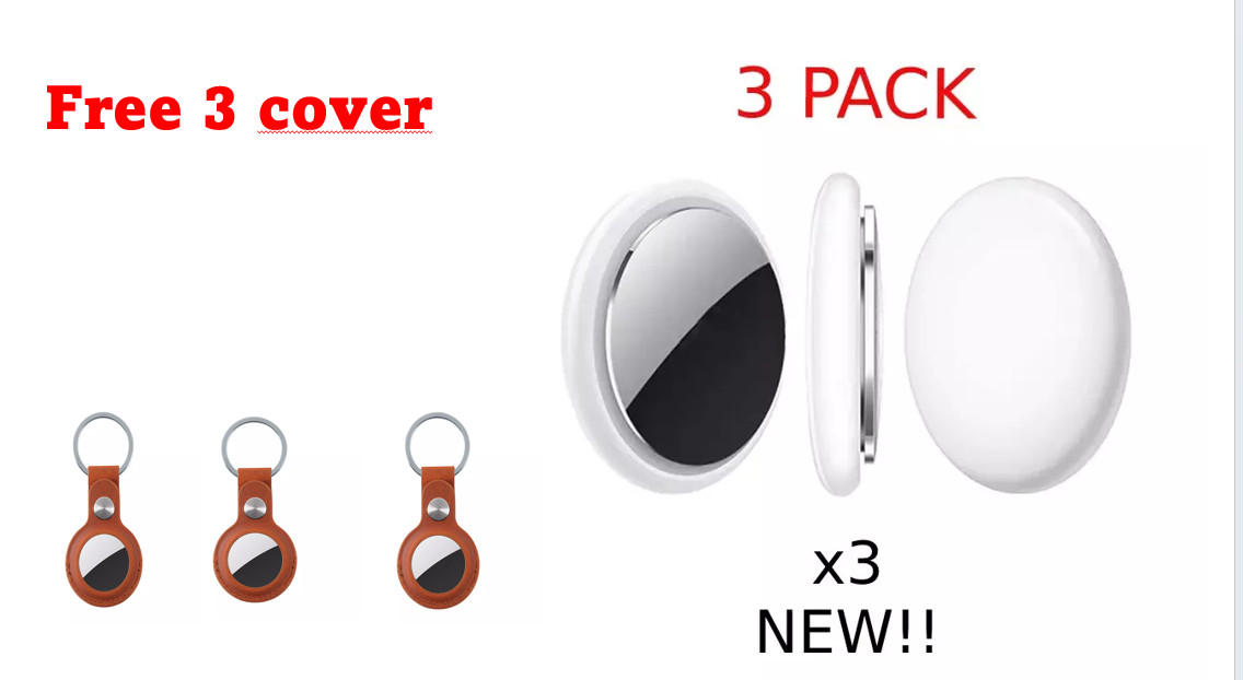 3 PACK Smart Air Tag GPS Bluetooth Tracking for Keys/ IOS & Android