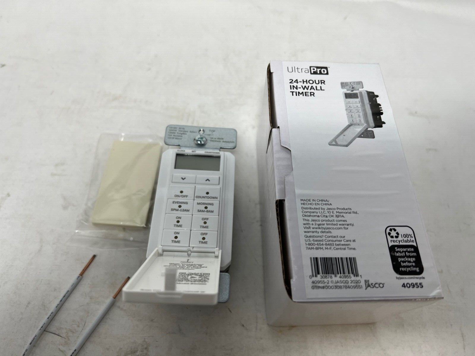 UltraPro 24-Hour Digital In-Wall Timer 40955