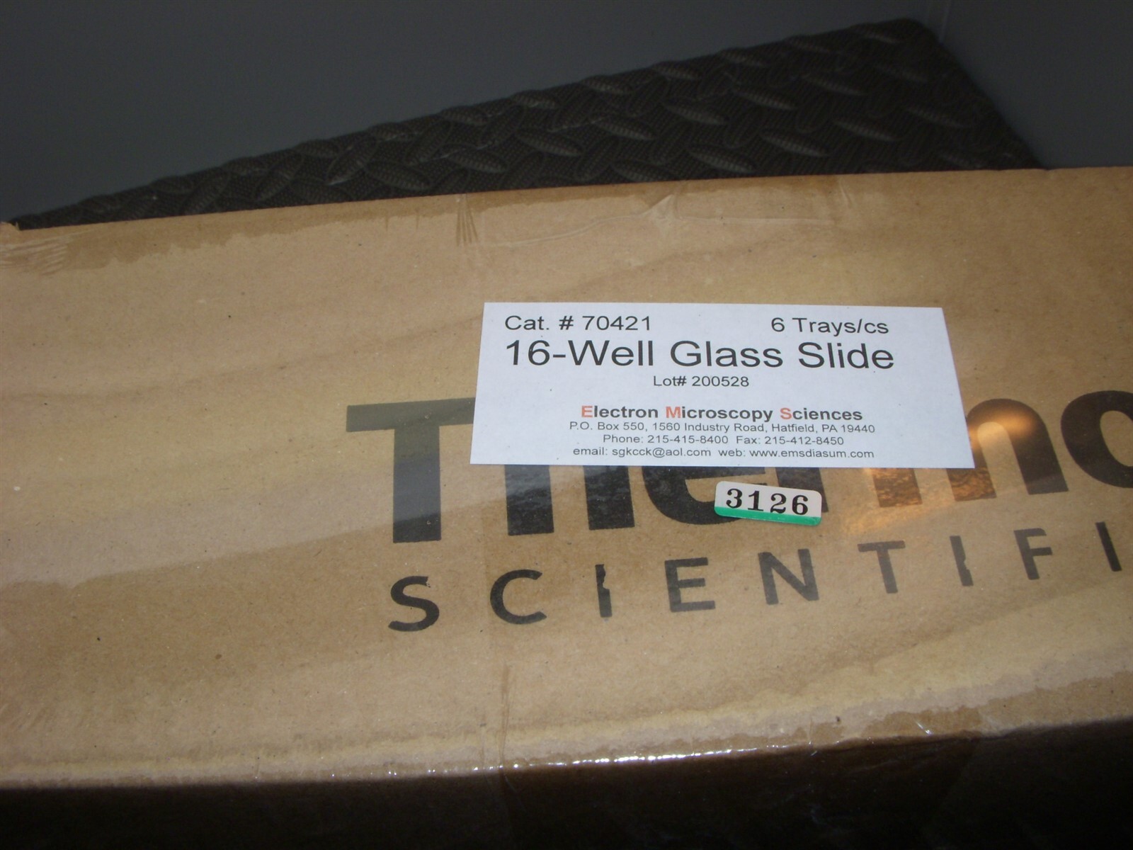 Electron Microscopy Sciences 70421 6 Trays 16-Well Glass Slide
