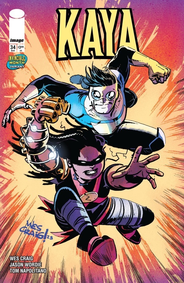 Kaya #34 CVR C Wes Craig Invincible Team Up Var 4/15/26 Image Comics