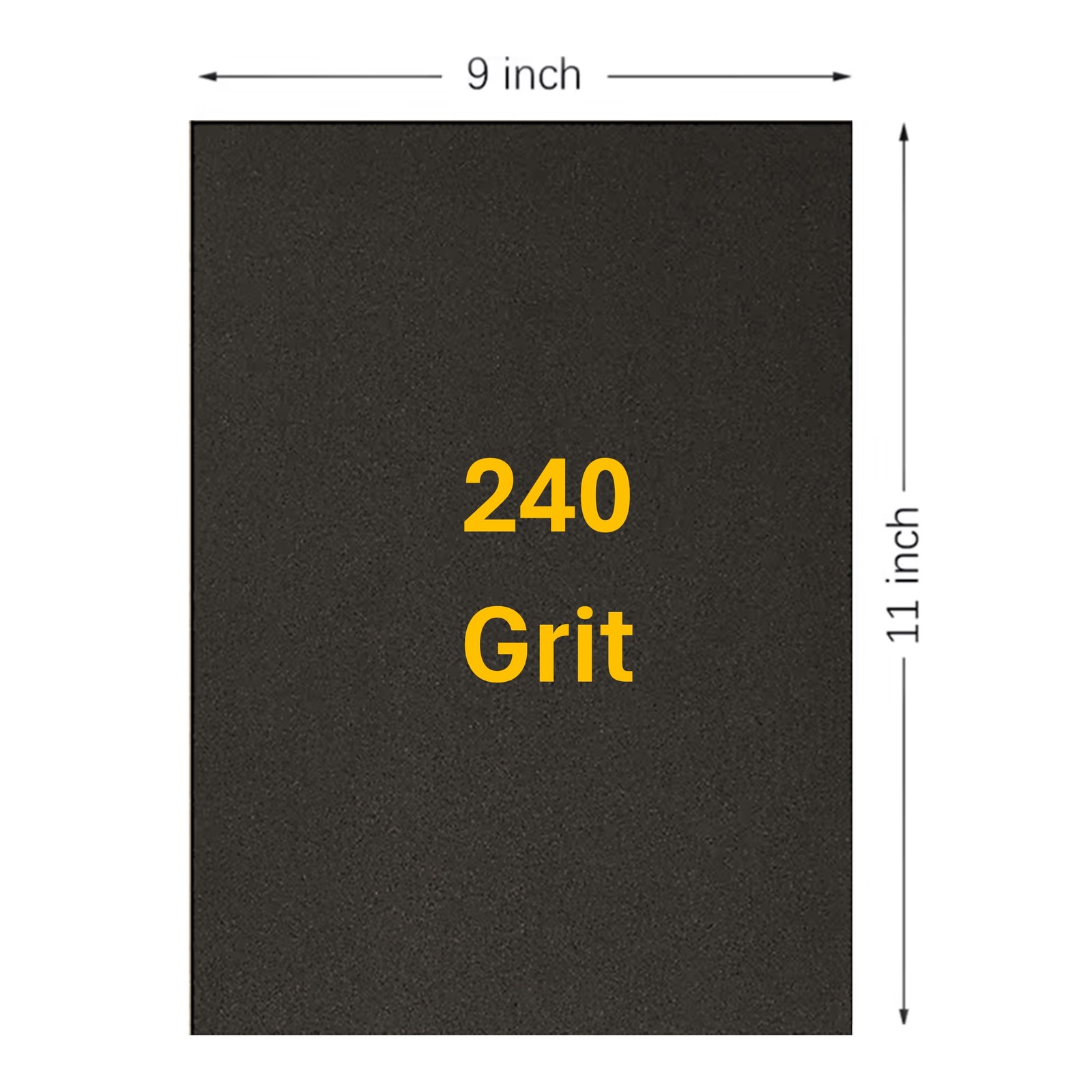 240 Grit Wet / Dry Sandpaper 9 in. x 11 in. Sheet (100 Sheets)