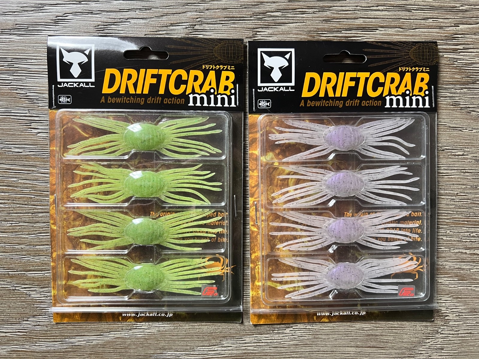 Jackall DRIFTCRAB Mini JDM Creature Bait Soft Plastic Fishing Lures