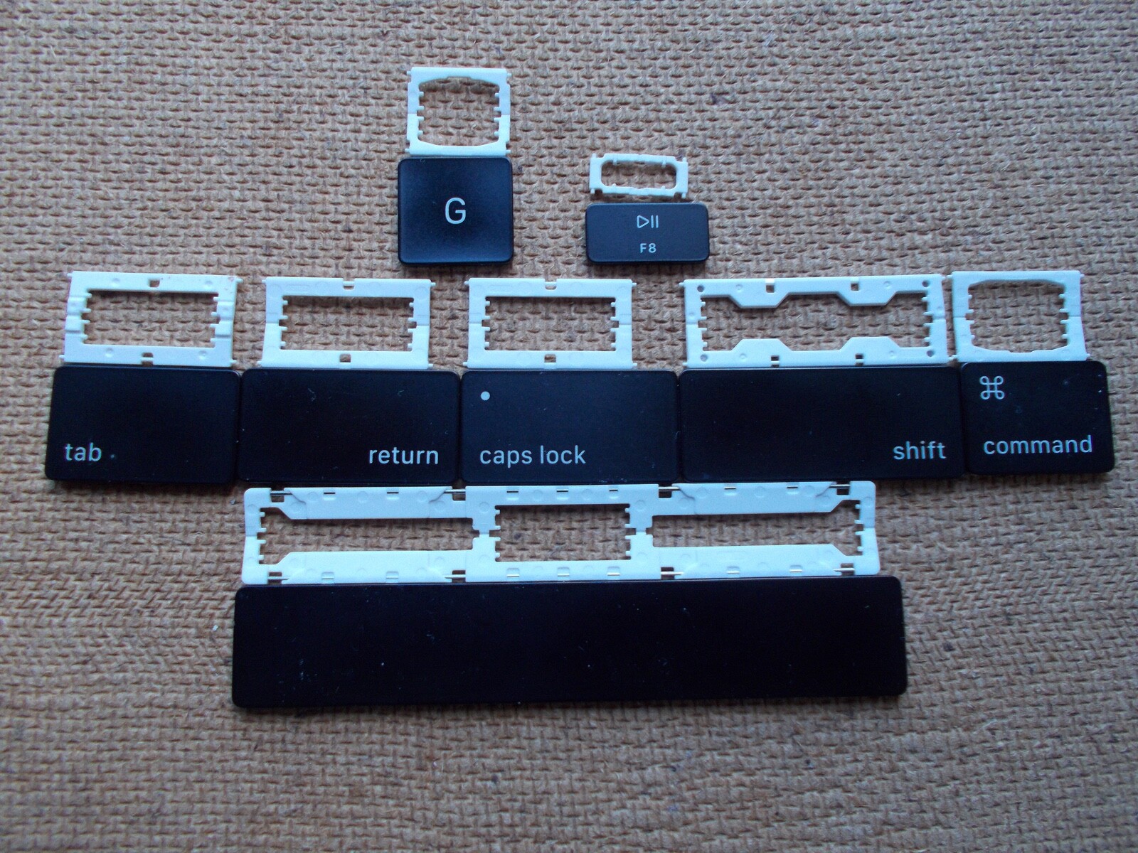 Keyboard Key w/ Clip for US MacBook Air A1932