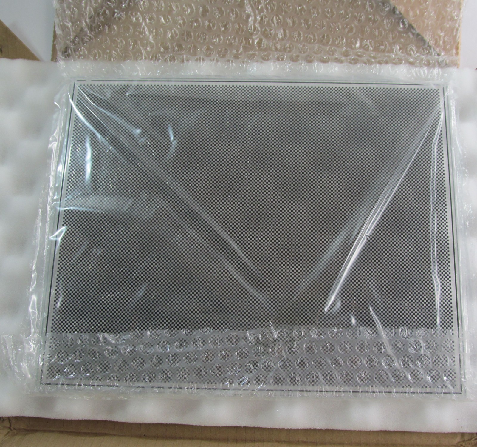 NEW OPTO ENGINEERING PTCP-L1-HR1-P CHECKERBOARD CALIBRATION PLATE 300 x 240 MM