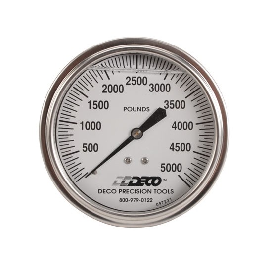 Replacement Spring Rater Gauge - 5000 lb. Gauge