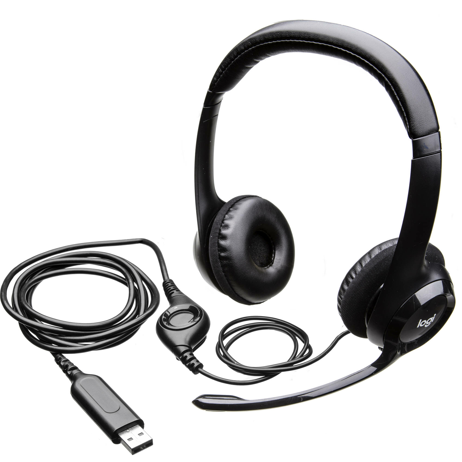 Logitech H390 USB Headset with Noise-Canceling Microphone