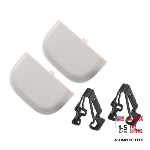 2 Set Gray Iron Sun Visor Cap Clip Clip Retainer No.DS7Z-54672A40