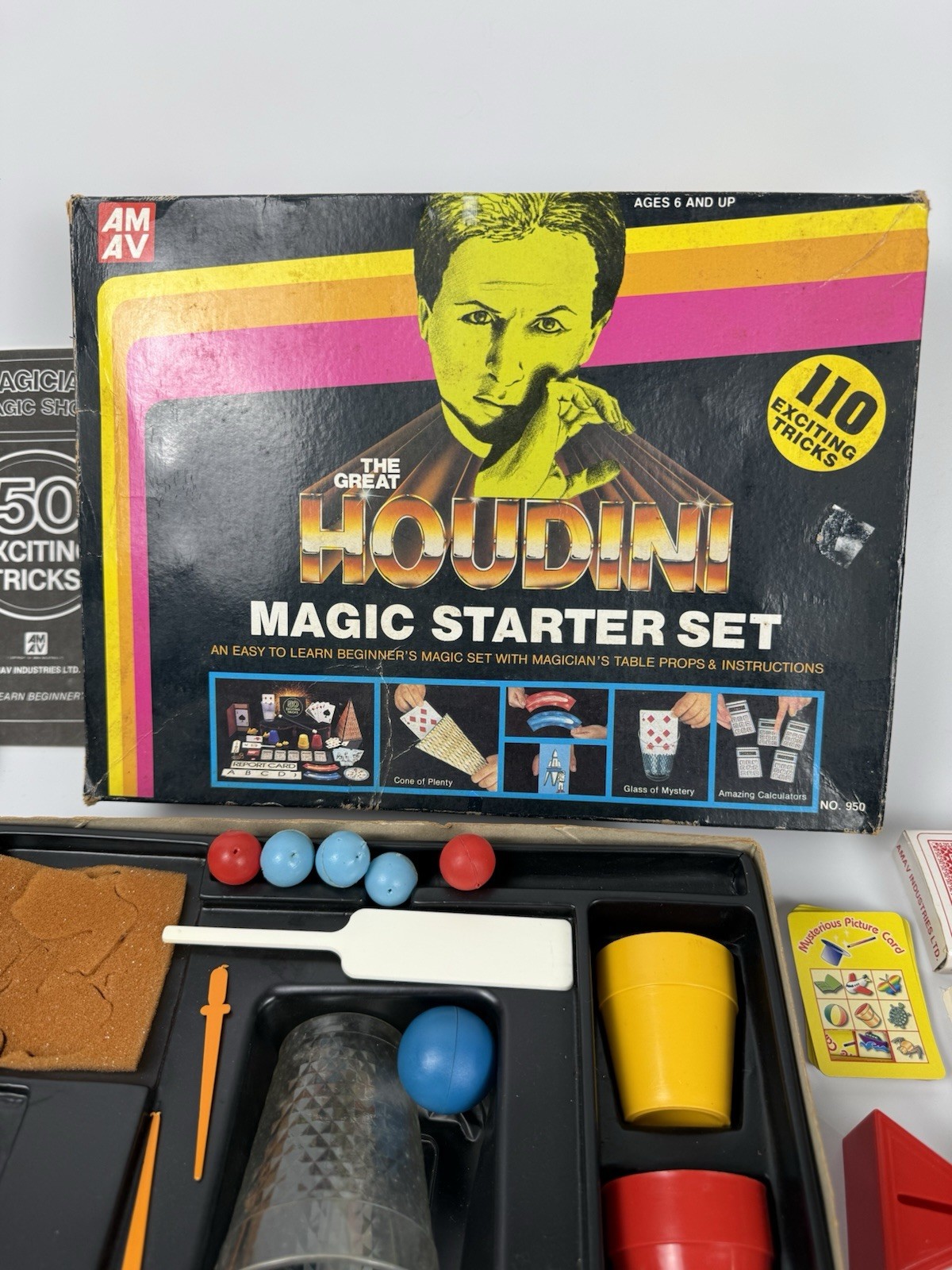 The Great Houdini Magic Starter Set AMAV Illusions 1987