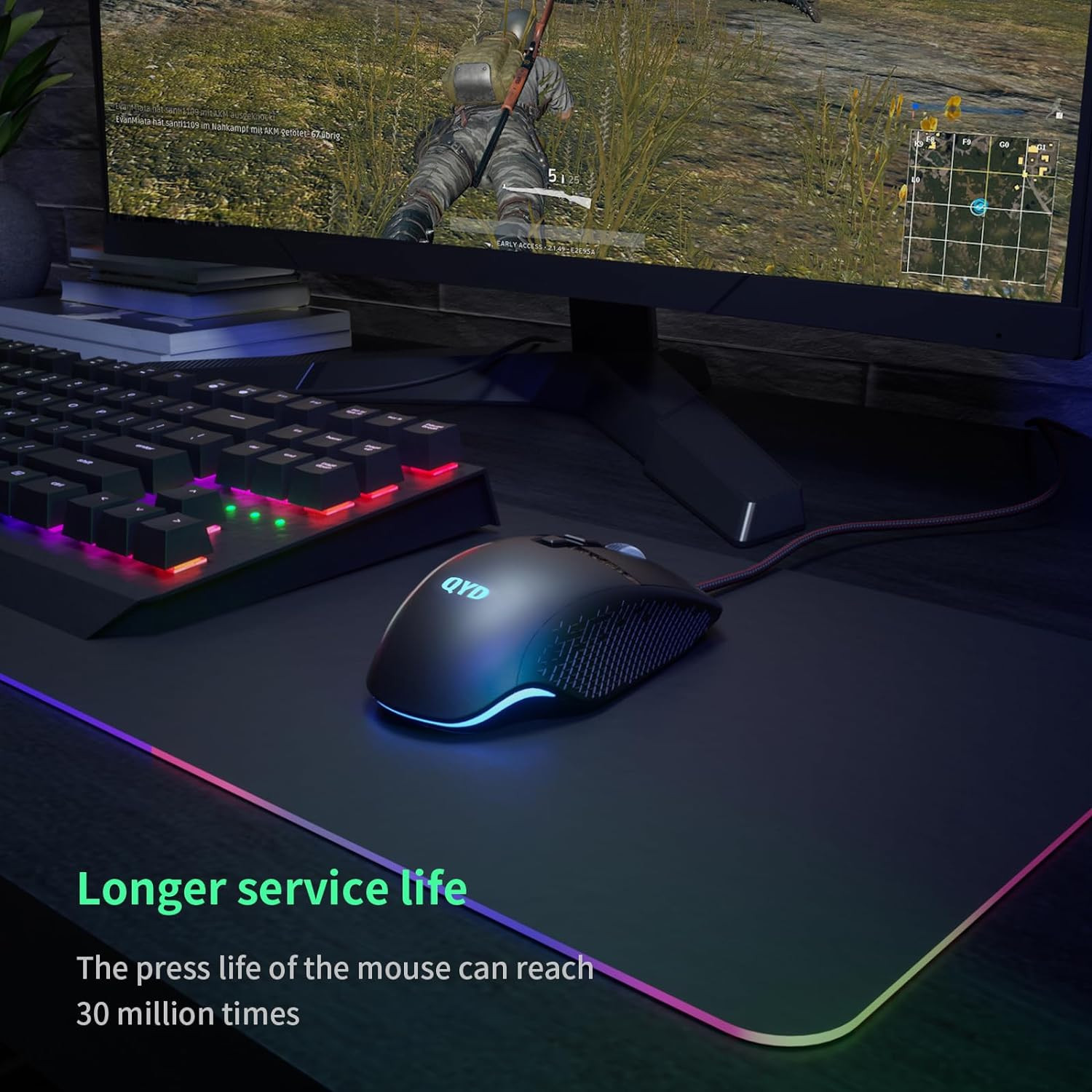 CYD Gaming-Mouse USB PC Computer-Mouse-Wired for Game Daily 7 Programmable Butto