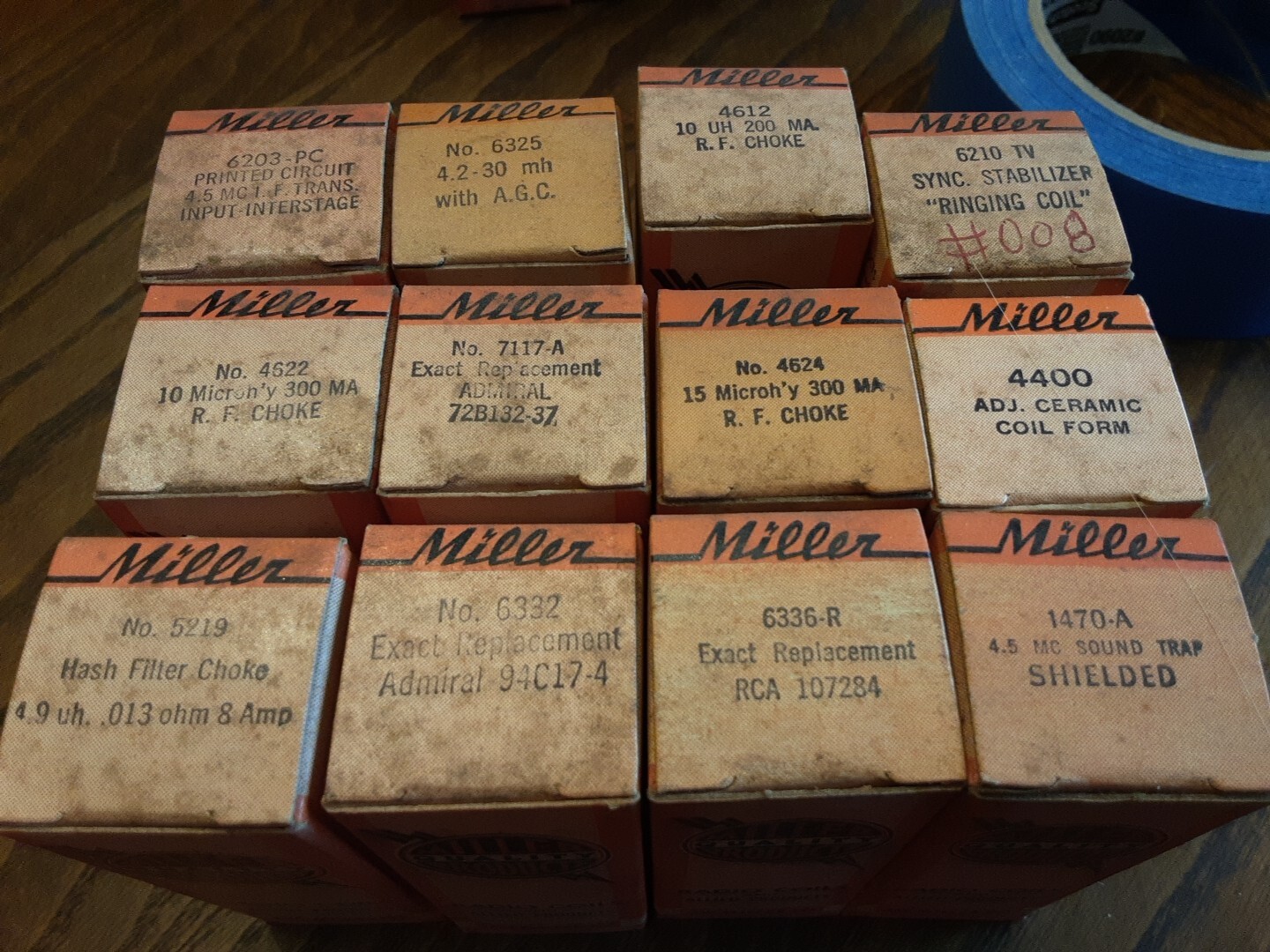 NOS Miller Rf Choke Coil  12pc