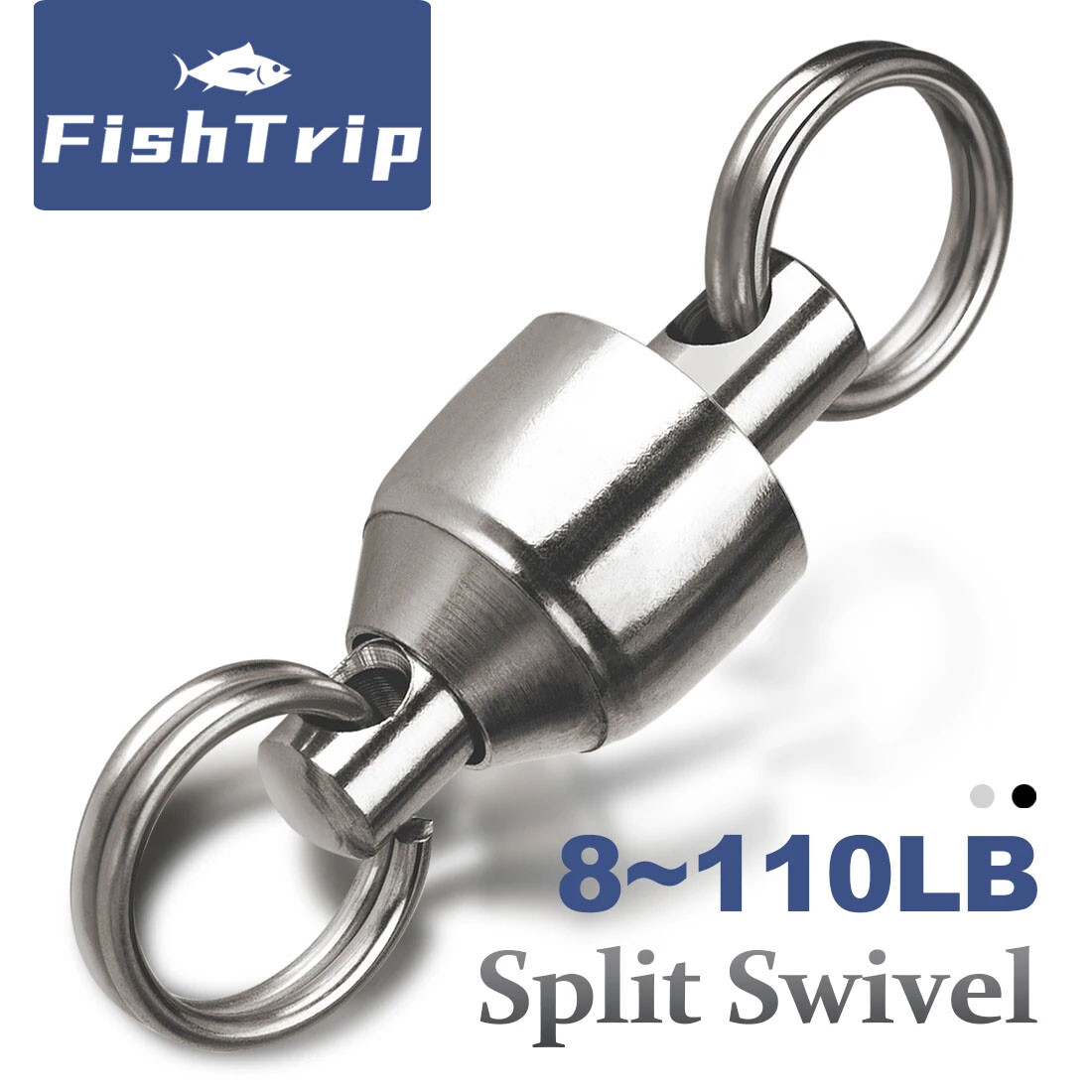 Ball Bearing Fishing Swivels Stainless Fishing Split Rings Saltwater Fishing