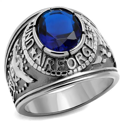 Stainless Steel USA  Air Force USAF Military United States Men's Ring US Seller