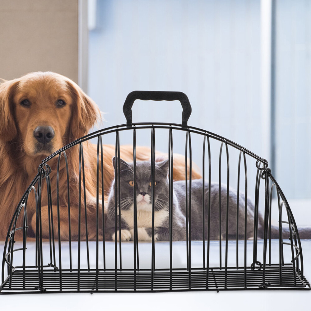 Pet Bath Cage Cat Drying Crate Kitten Grooming Holder for Bathing
