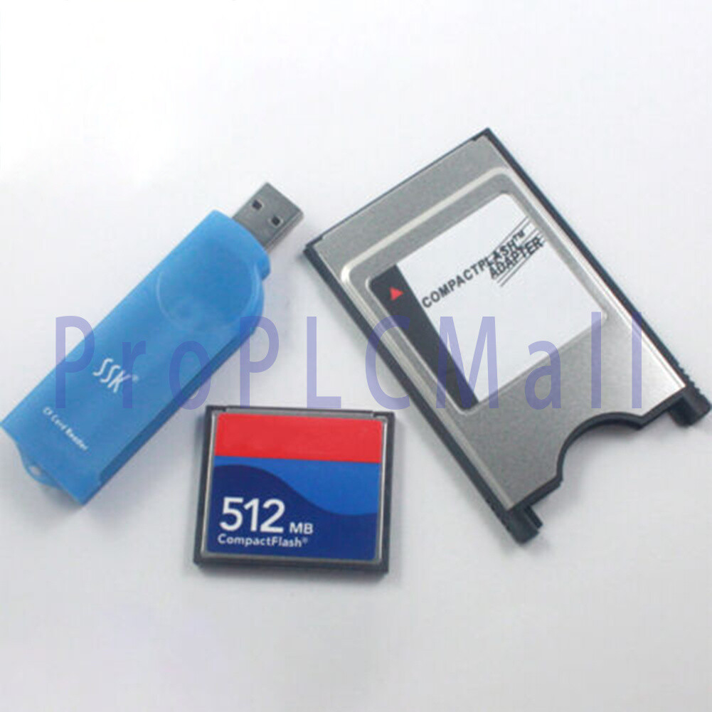 1set NEW CNC 512MB CF CF card+CF-PCMCIA adapter+SSK USB2.0 card reader