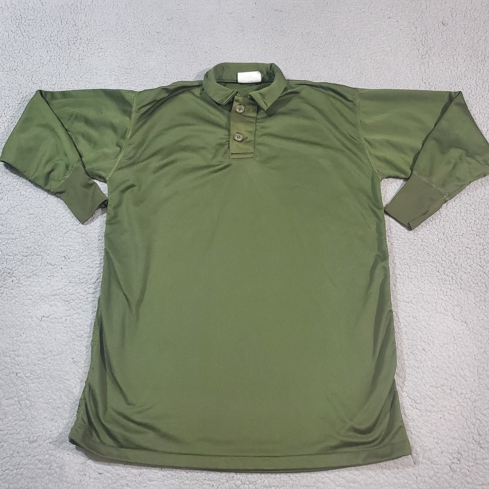 US Military Shirt Medium Green Sleeping Heat Retentive Moisture Resistant 80s