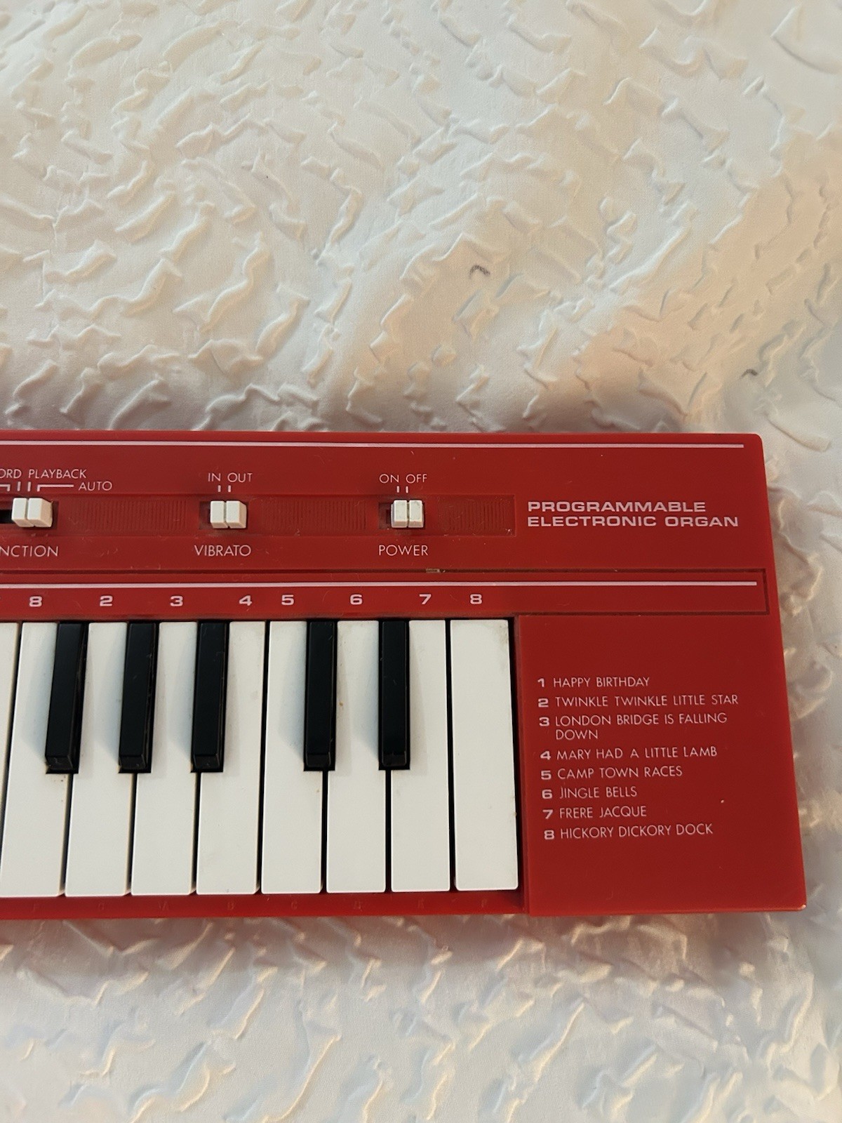 Radio Shack Programmable Electronic Organ Piano Vintage Tested Working