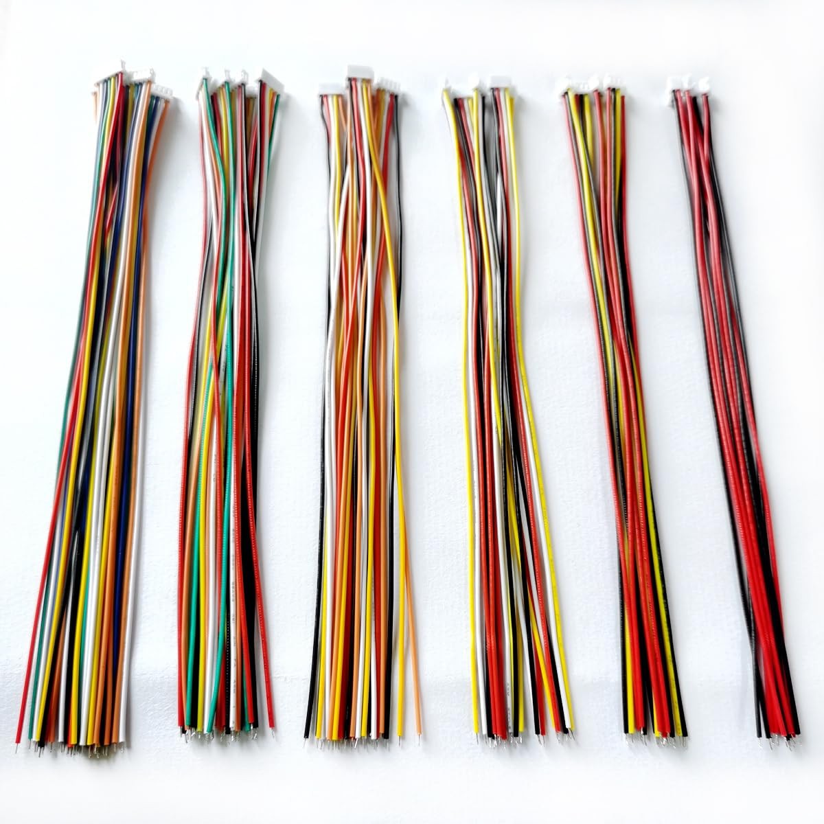 BOJOUL for 30 Pcs JST ZH 1.5mm 2 3 4 5 6 7 Pin 28AWG Female Connector Plug...