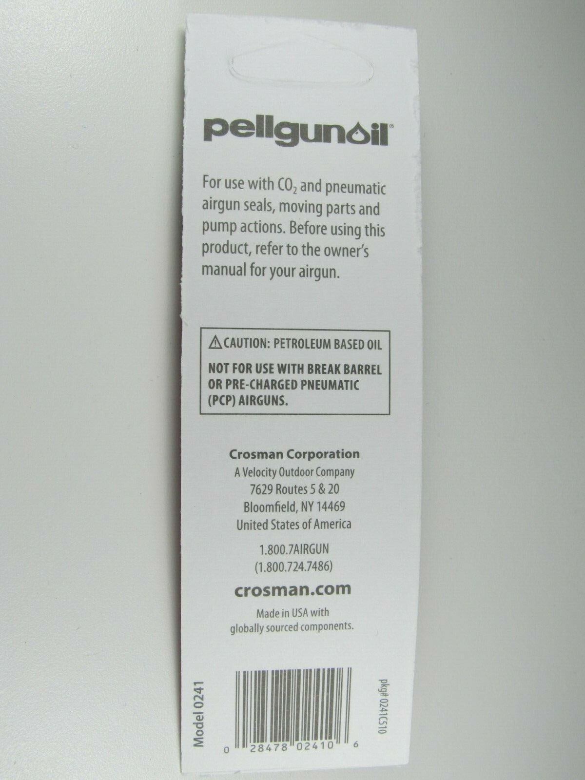CROSMAN PELLGUNOIL