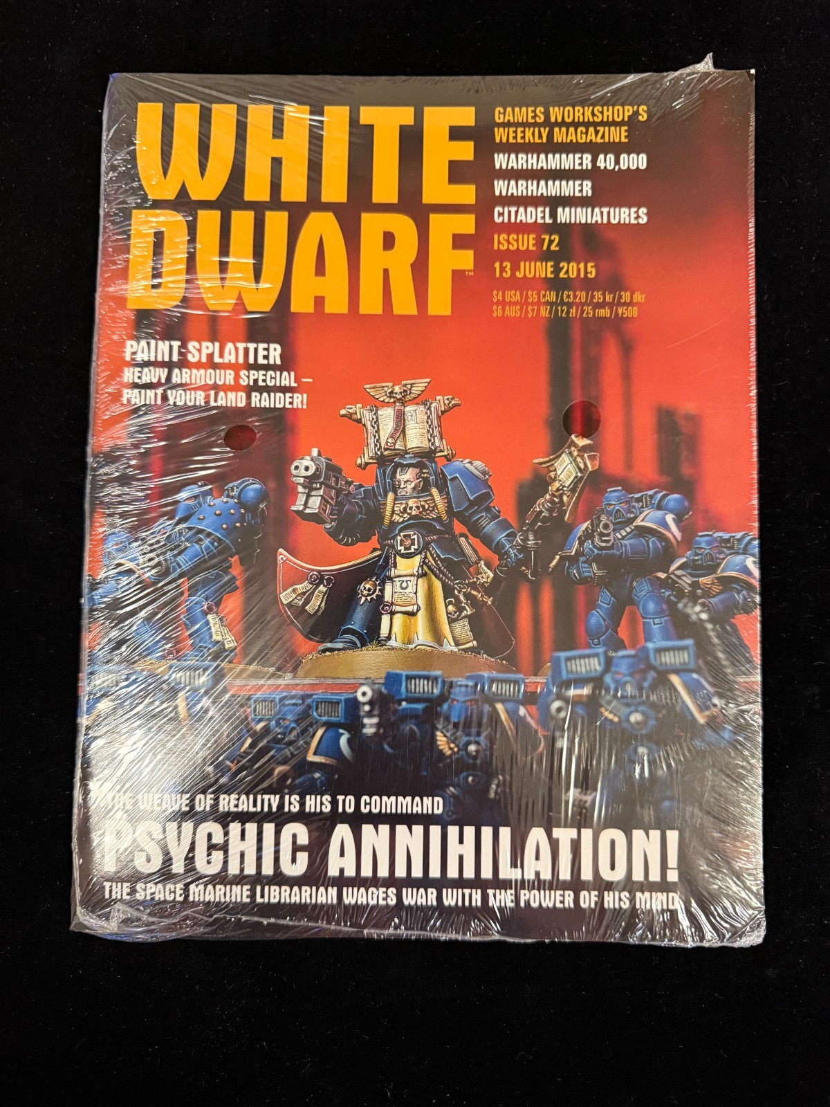 Games Workshop Warhammer 40K White Dwarf Weekly Magazine Issue 72 SEALED