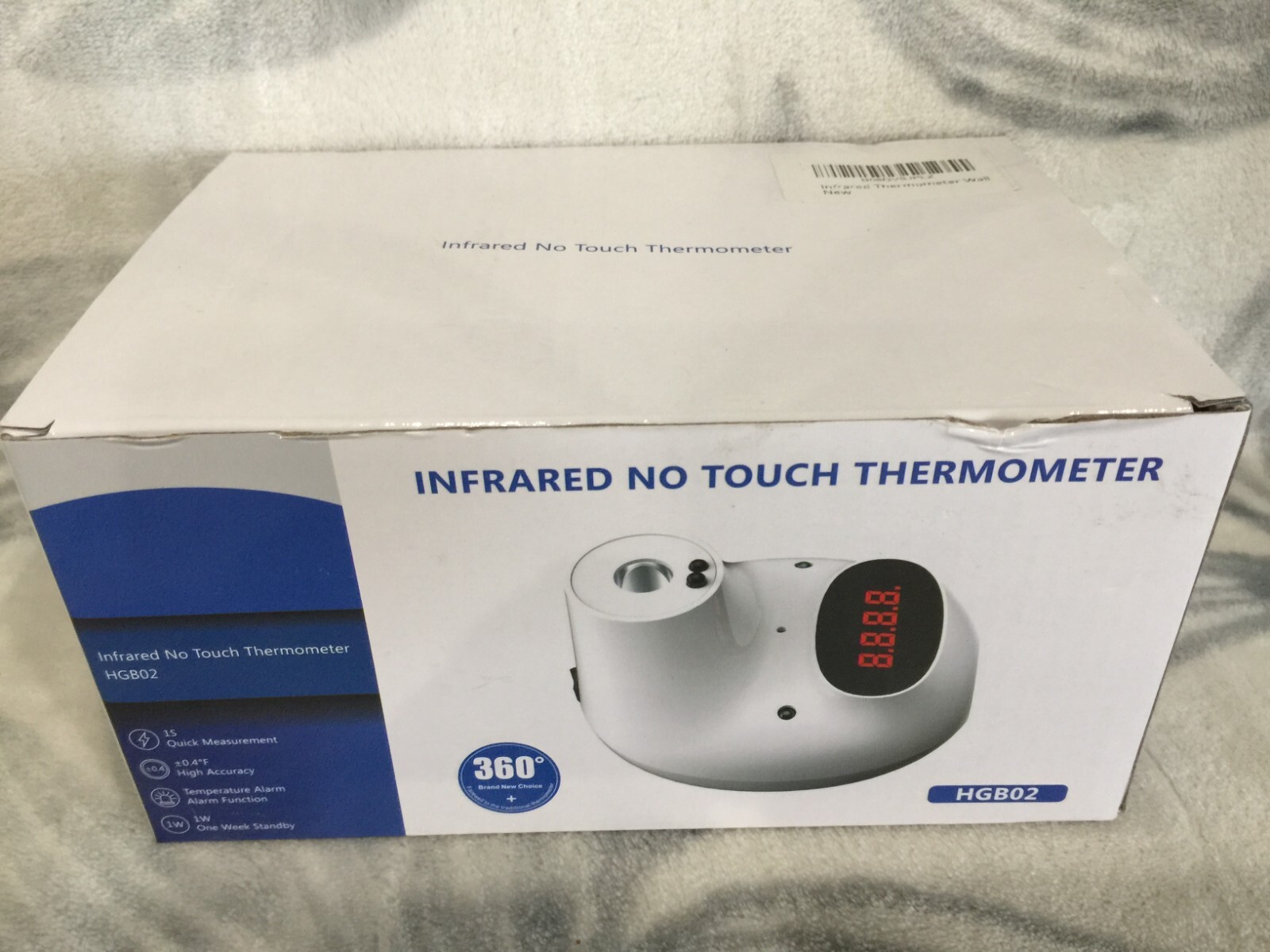 Fast Wall Mount Digital Infrared Thermometer Automatic Non Contact Forehead US