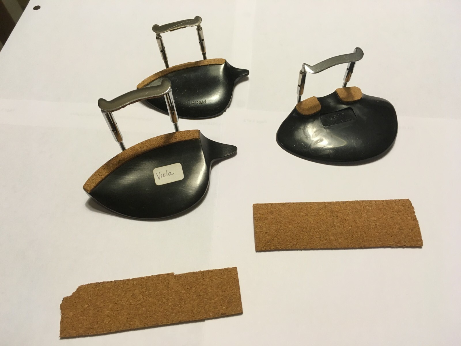 Shoulder Chin Rest Clamp Pads for Violin/Viola