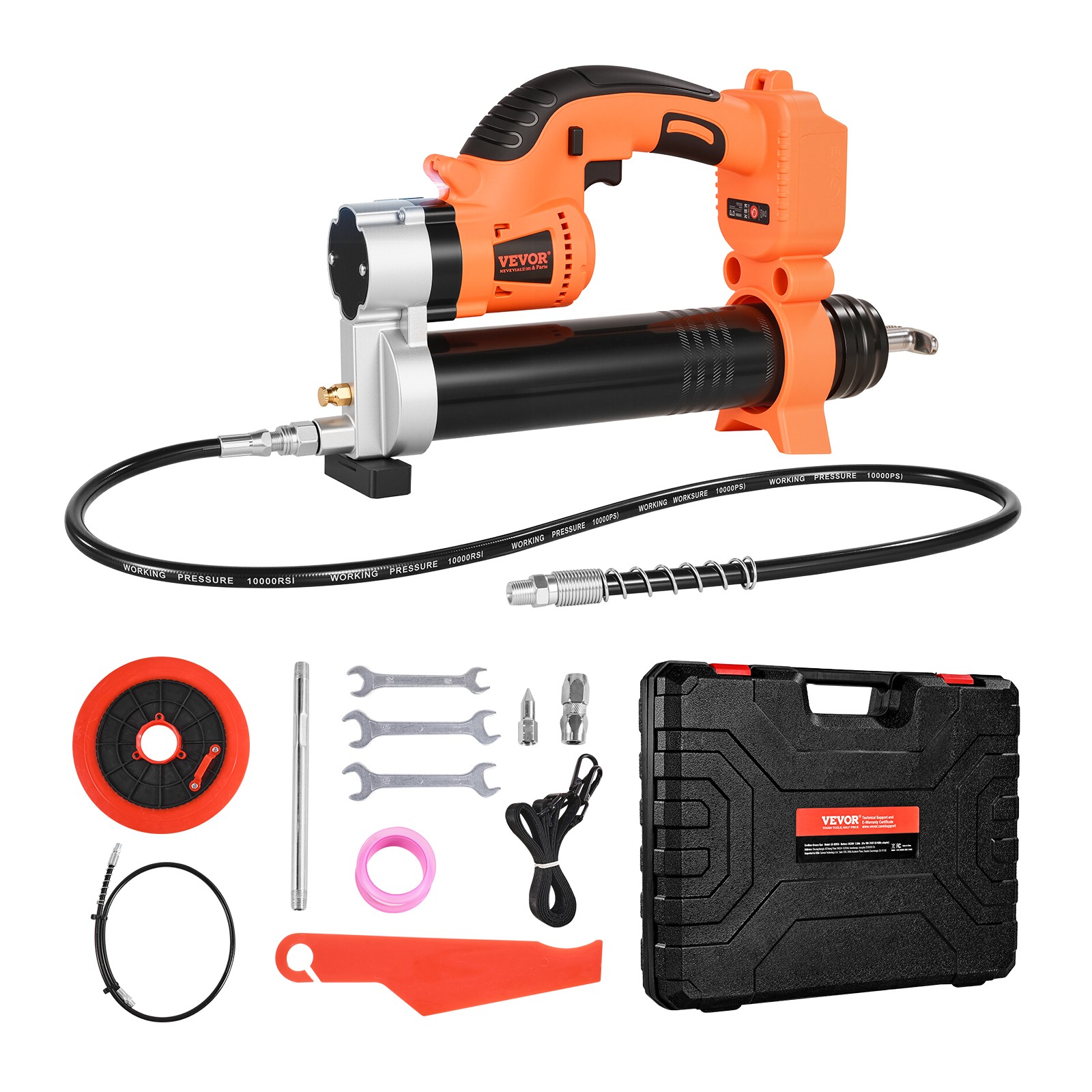 Cordless Grease Gun 8000 PSI 20V Electric Grease Gun (Tool Only)