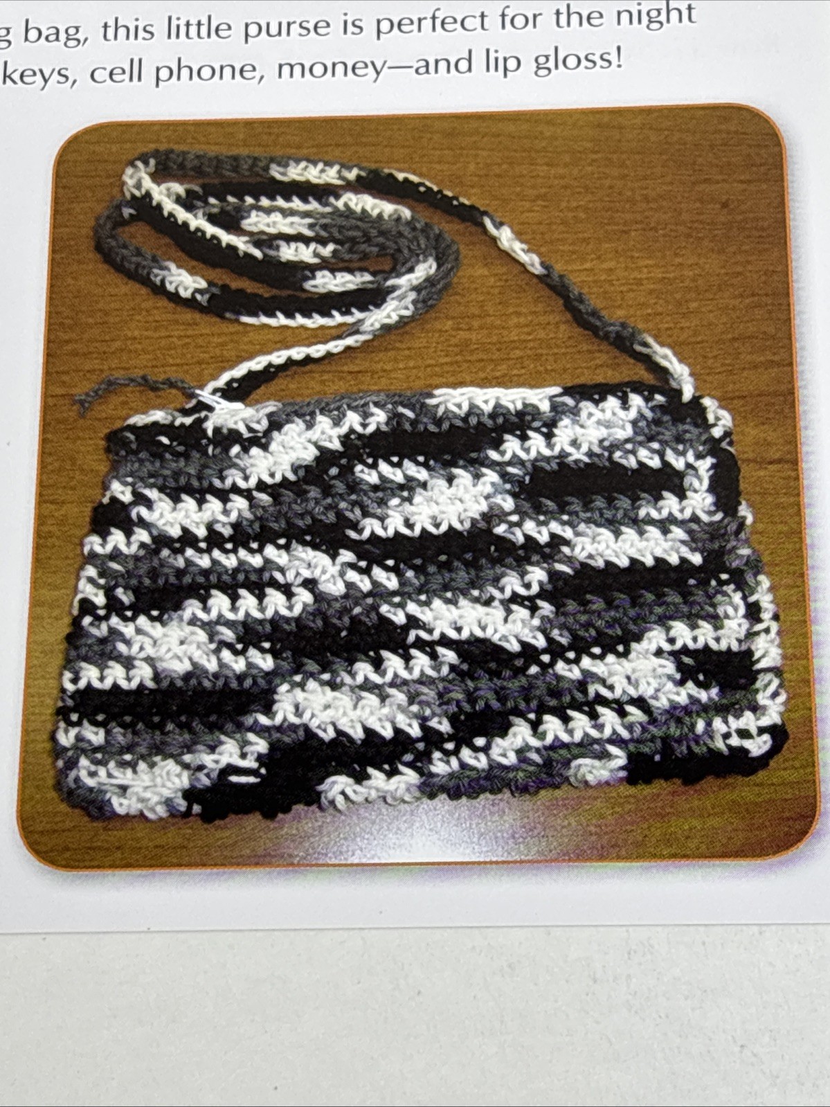 My Irresponsible Purse Crochet Pattern Card Page