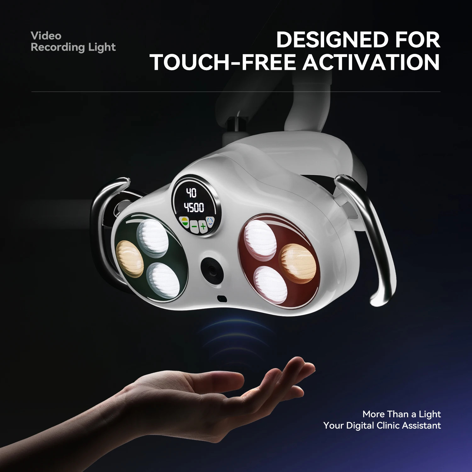 Dental LED Operation Light Oral Sensor Lamp with HD Camera Ceiling-Mounted P183