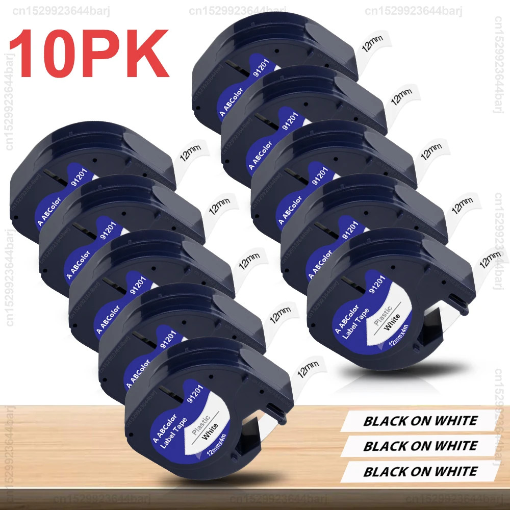 Dymo LetraTag Label Tape: Essential & Durable LT Tape for LT100H