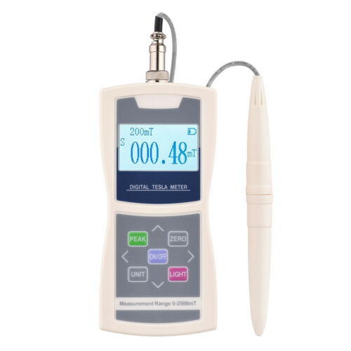 High Accuracy Digital Handheld Tesla Meter Gaussmeter Auto 200mT/ 2000mT