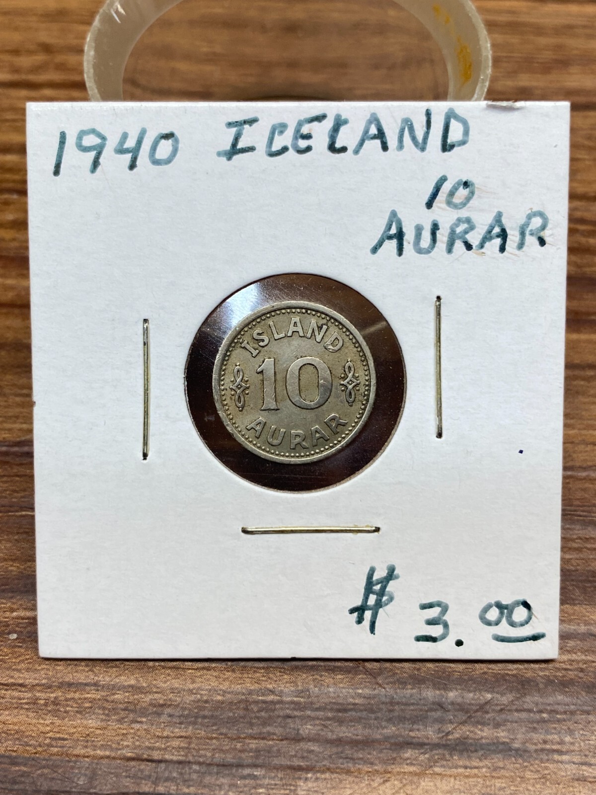 STORAGE UNIT FIND Coin 1940 Island Aurar 10