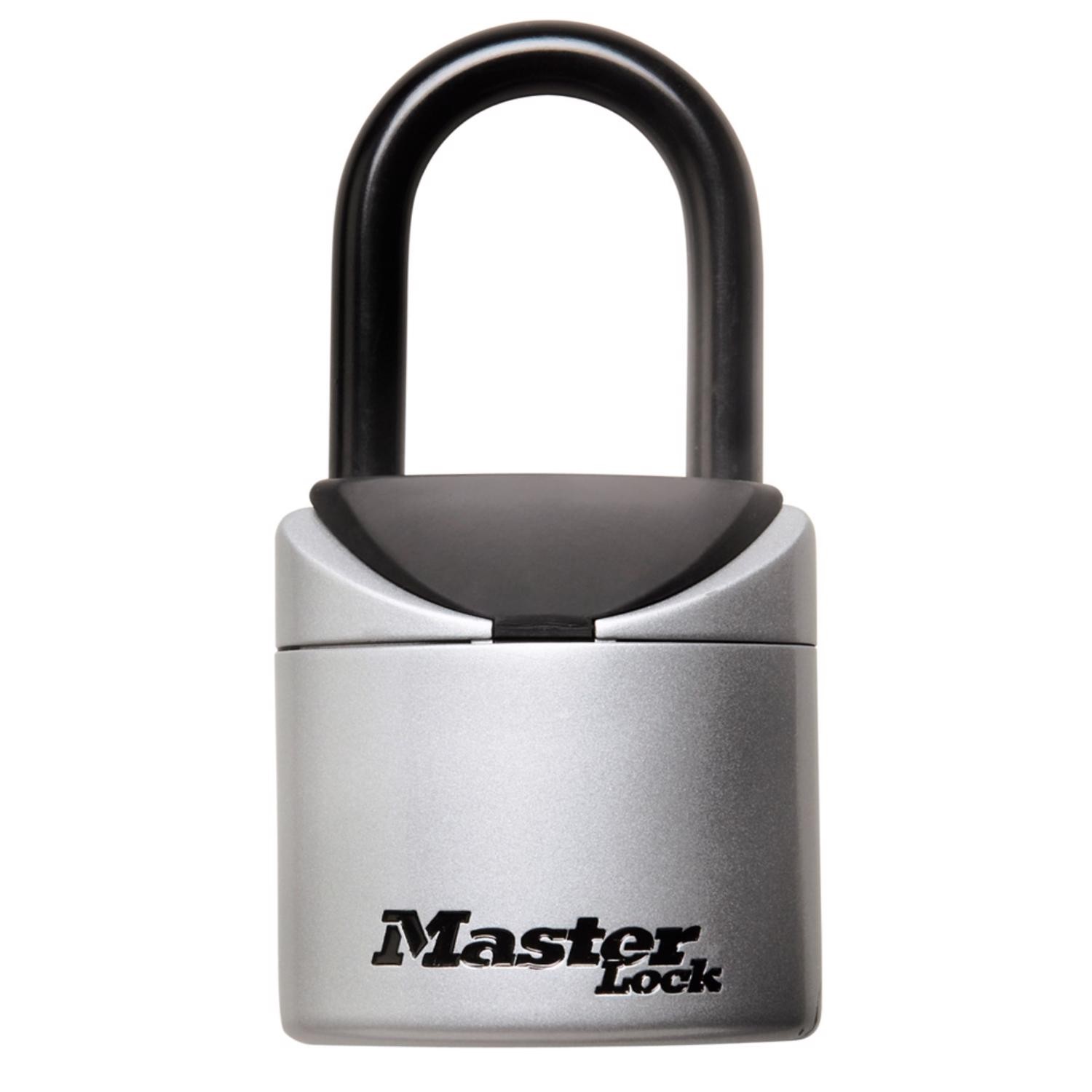 Master Lock 5406D Vinyl Covered Steel 3-Digit Combination Lock Box 2.75 W in.