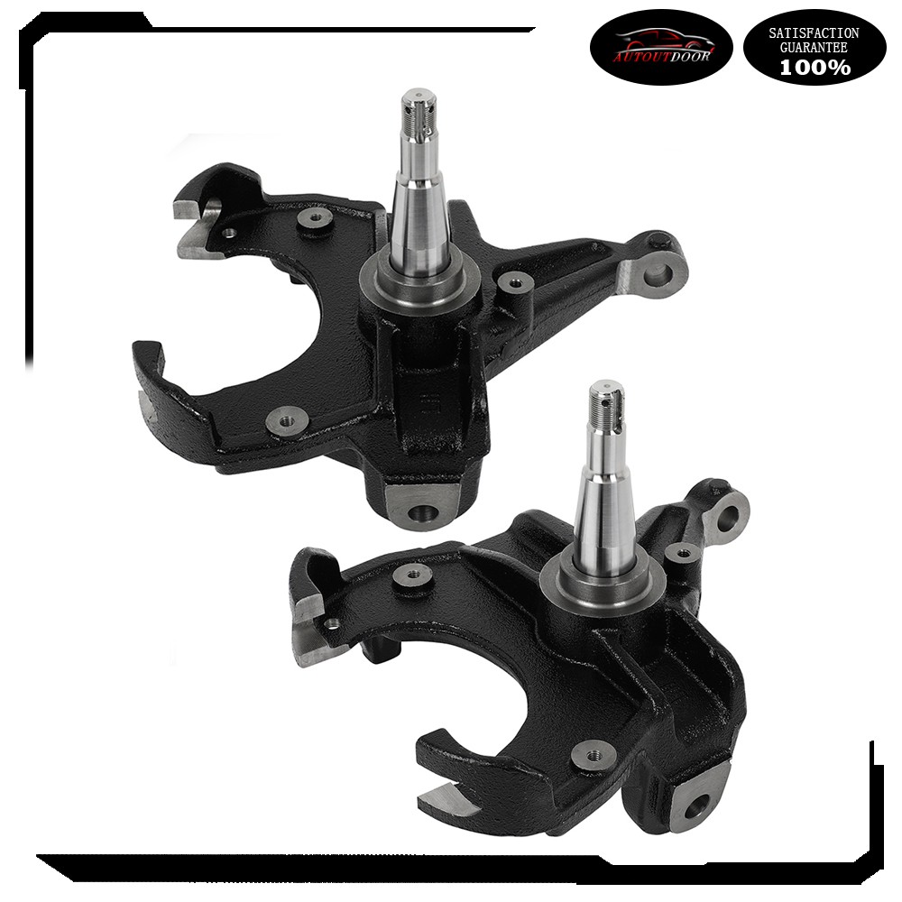 3" Lowering Kit Drop Spindles 1.25" Rotor For 2WD Chevy C10 GMC C1500 Suburban