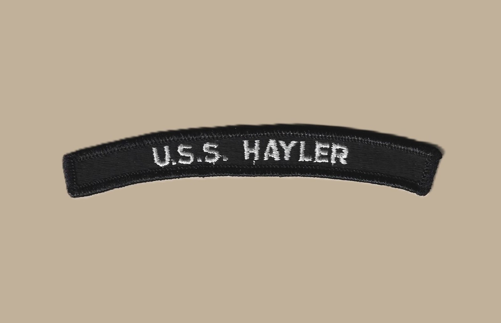 US Navy DD-997 USS Hayler Destroyer 1983-2003 UIM Shoulder Rocker Tab (01)