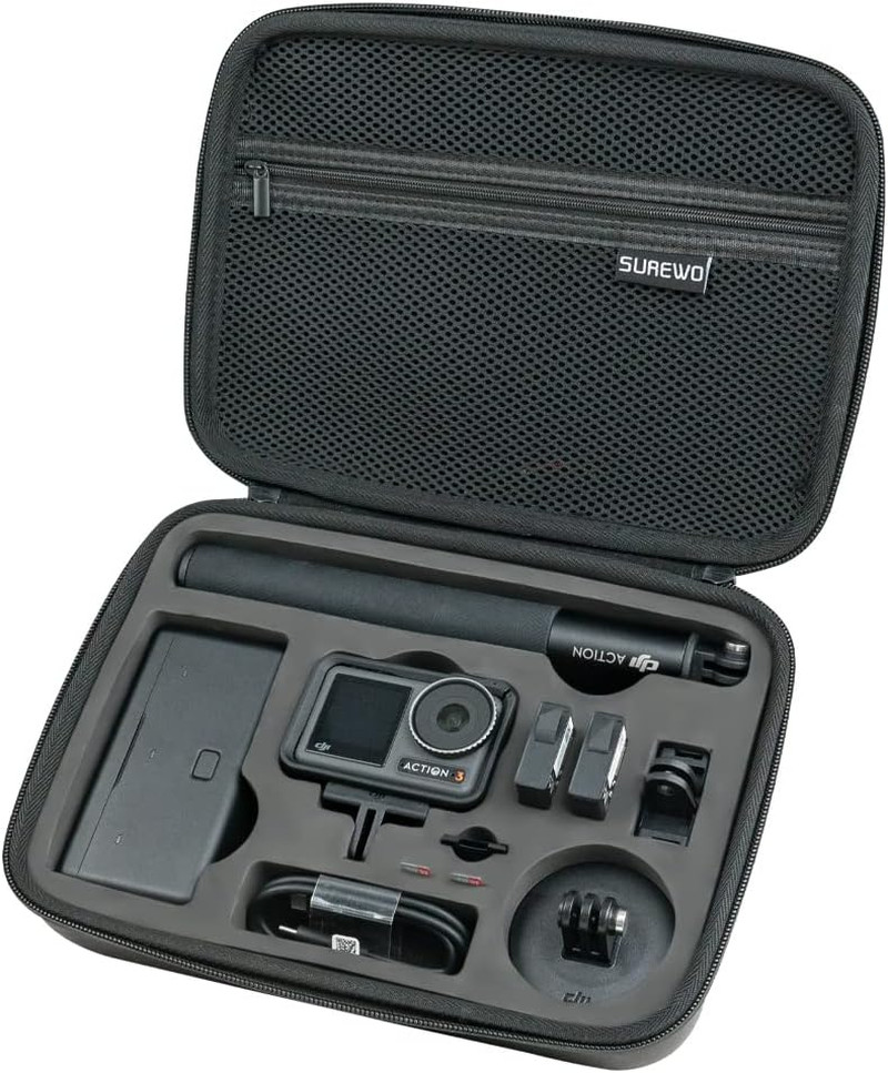 Surface-Waterproof DJI Osmo Action 6 Carrying Case,Travel Portable Bag Compatibl