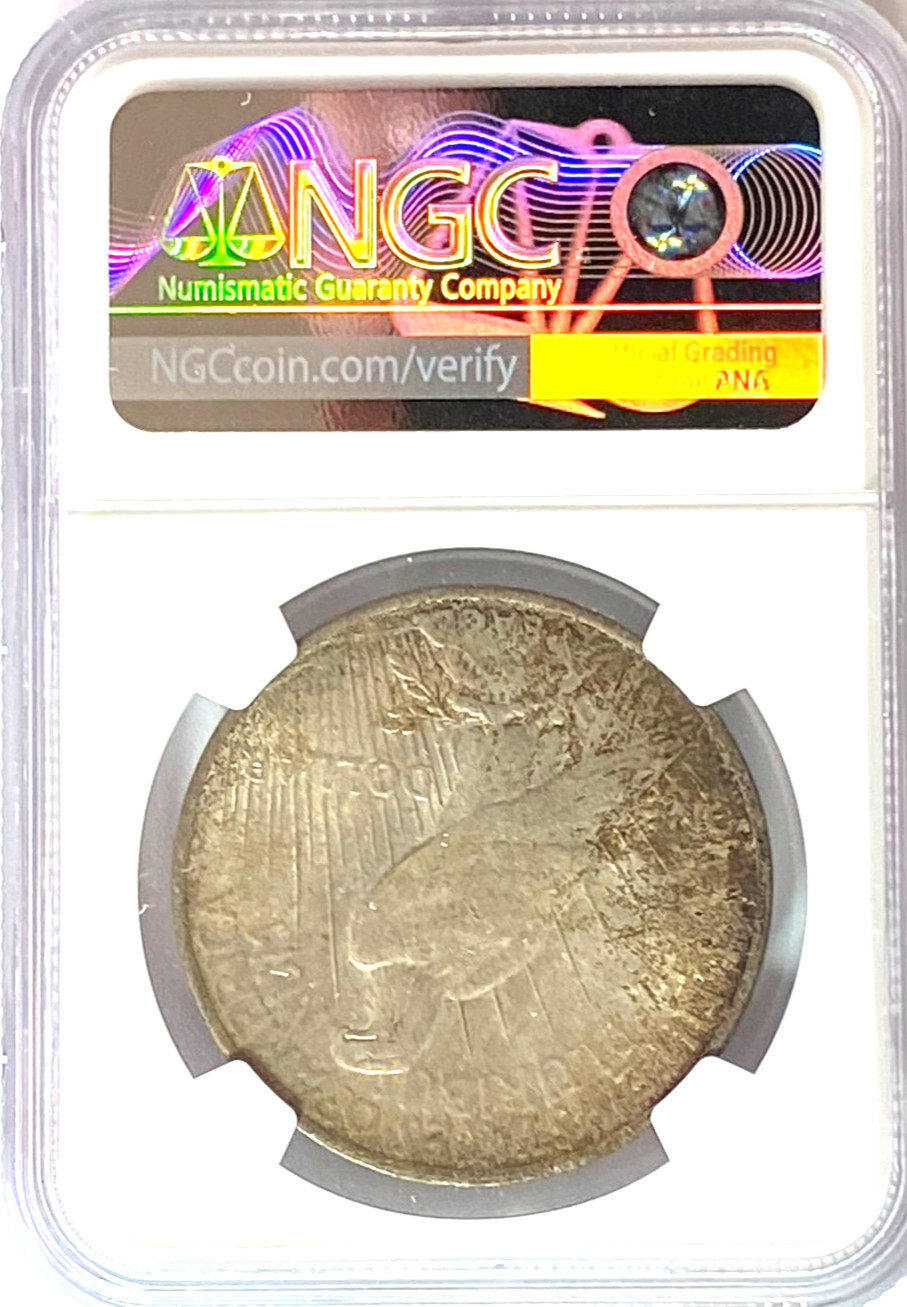 1923 $1 Peace Silver One Dollar US NGC MS62