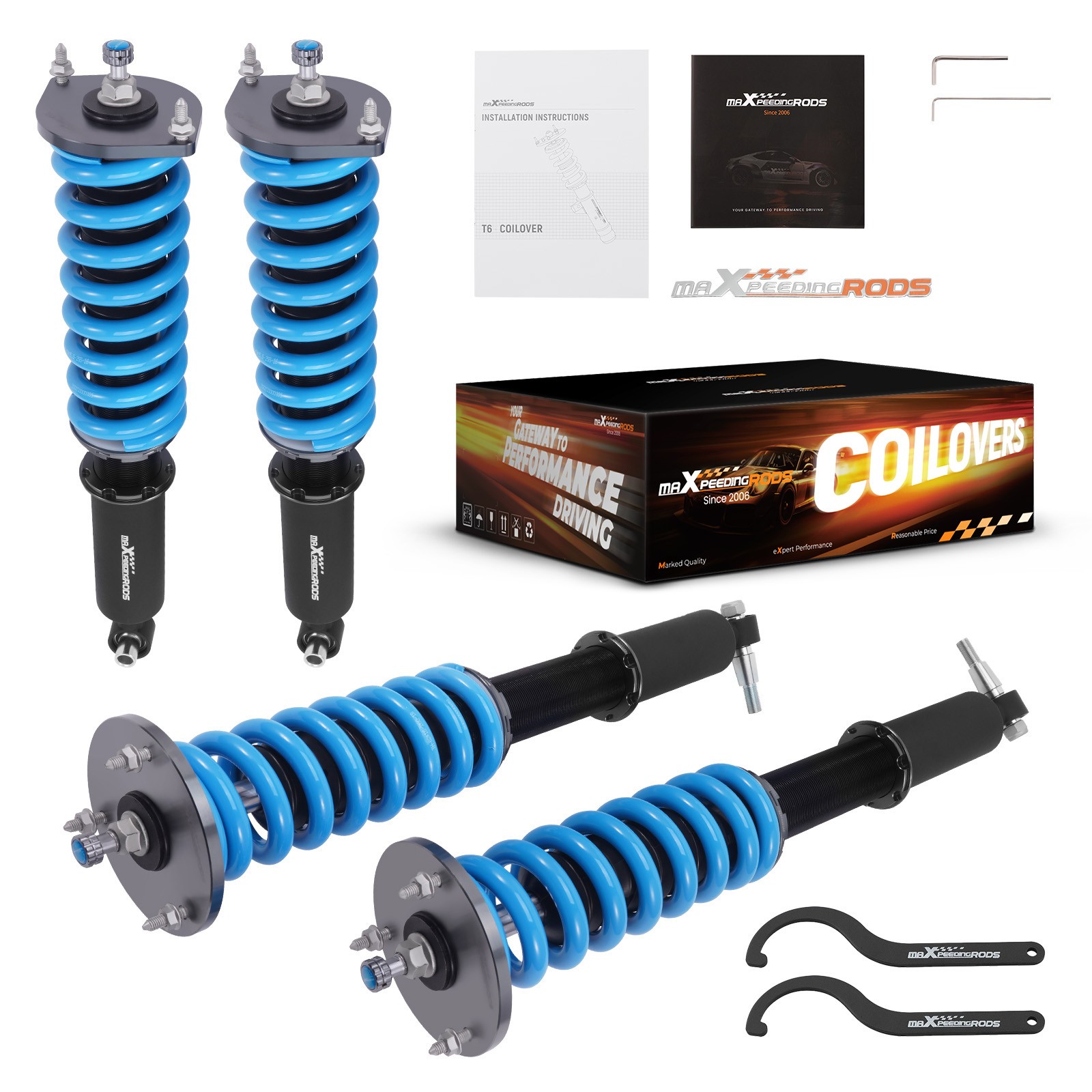 24 Level Damper Coilovers Suspension Kit For Mercedes-Benz SL63 AMG R230 03-11