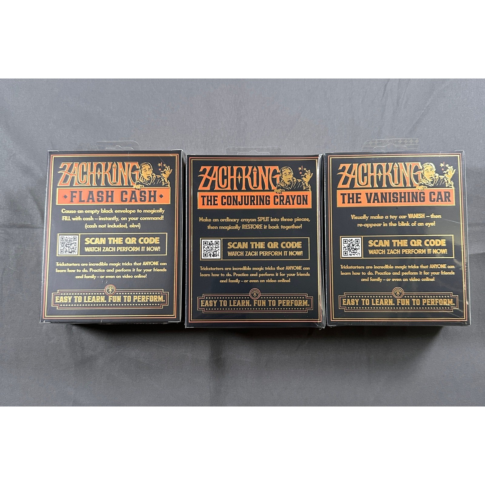 Zach King Trickstarters Magic Set Flash Cash Conjuring Crayon Vanishing Car