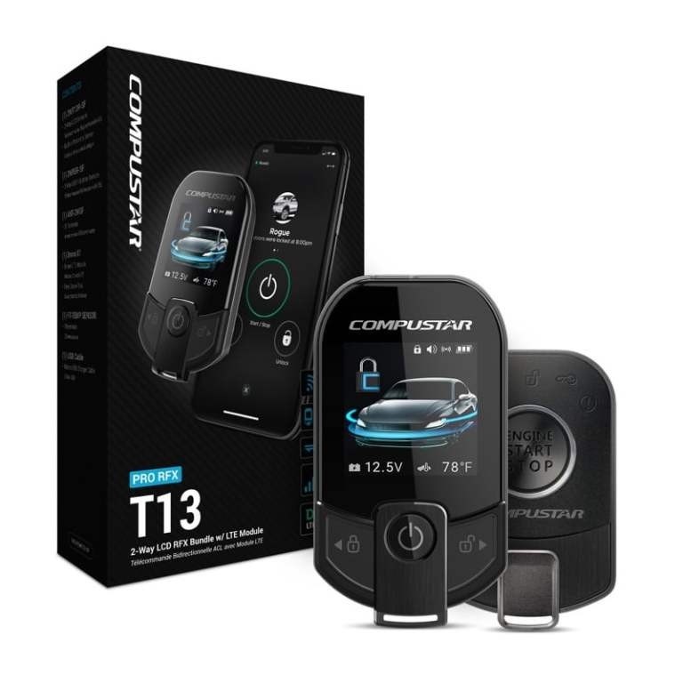 Compustar Pro 2-Way RFX Bundle RFX-P2WT13-SF X1 Drone w/ LTE Module Remote Start