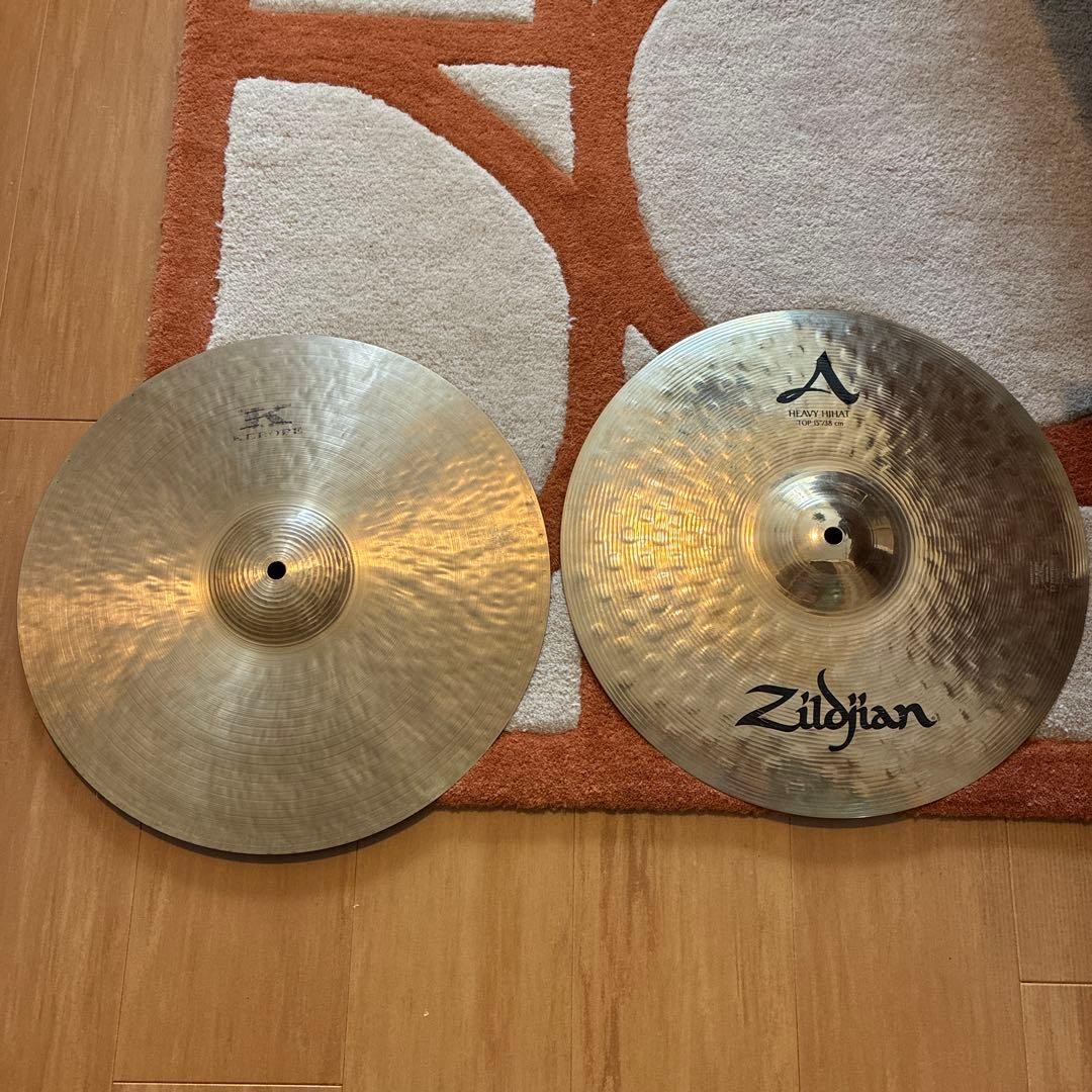 Zildjian A Heavy & K Kerope 15 Hihat Cymbal Pair Homage to K Z Series No Cracks