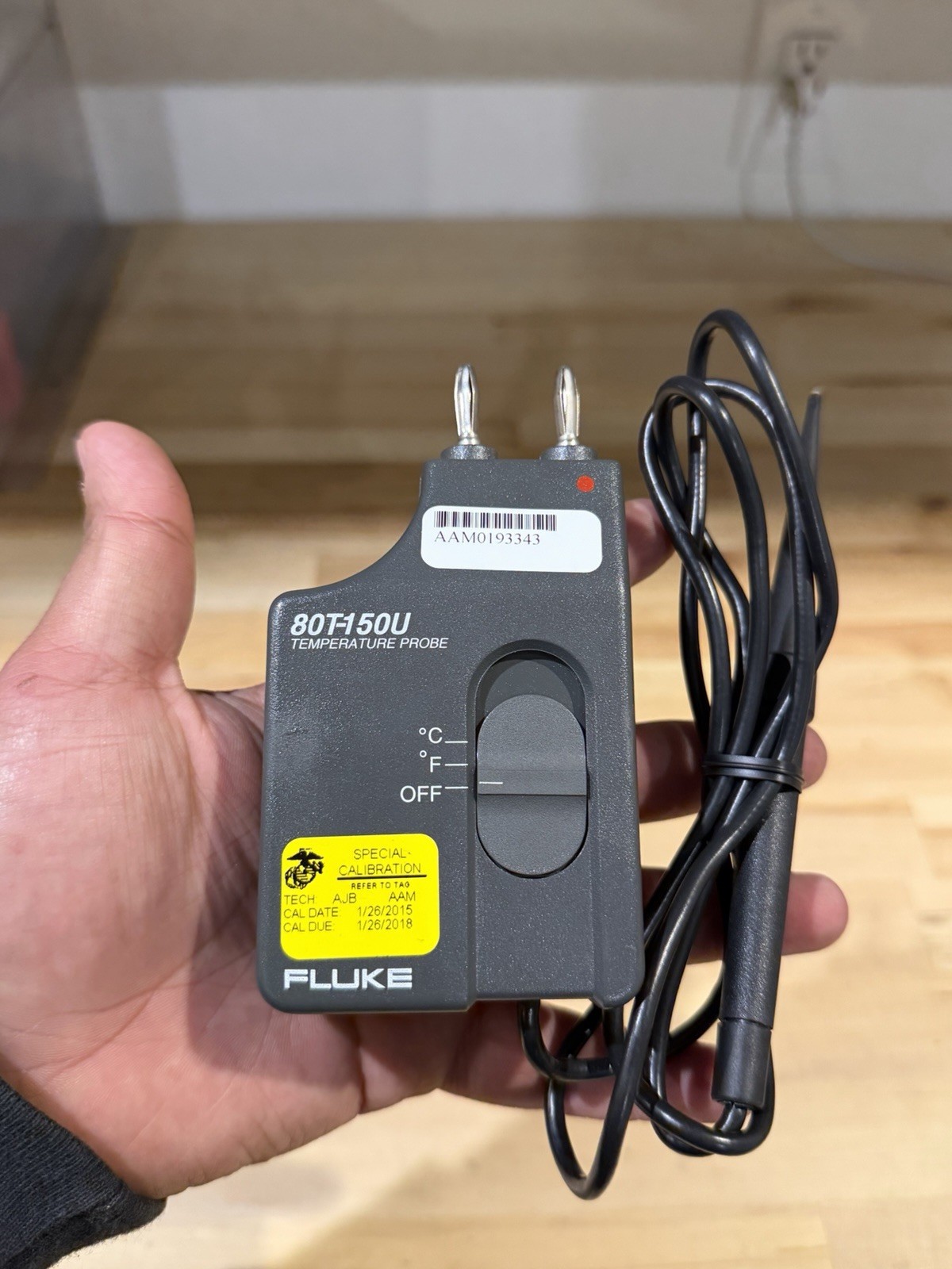 FLUKE 80T-150UA TEMPERATURE PROBE (TESTED) SHIPS FAST