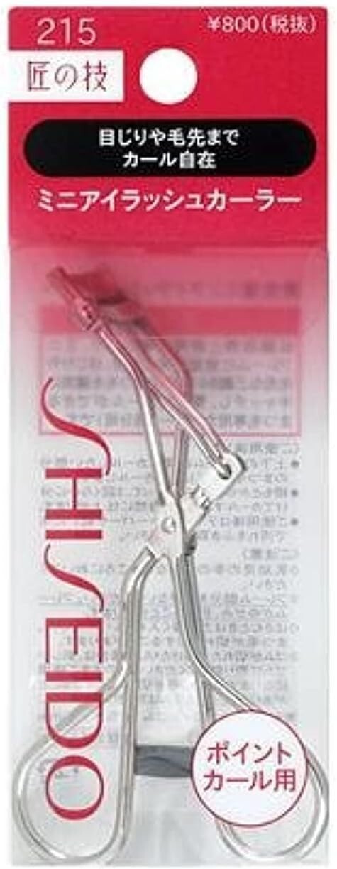 SHISEIDO Mini eyelash curler 215 FREE extra rubber pad JAPAN