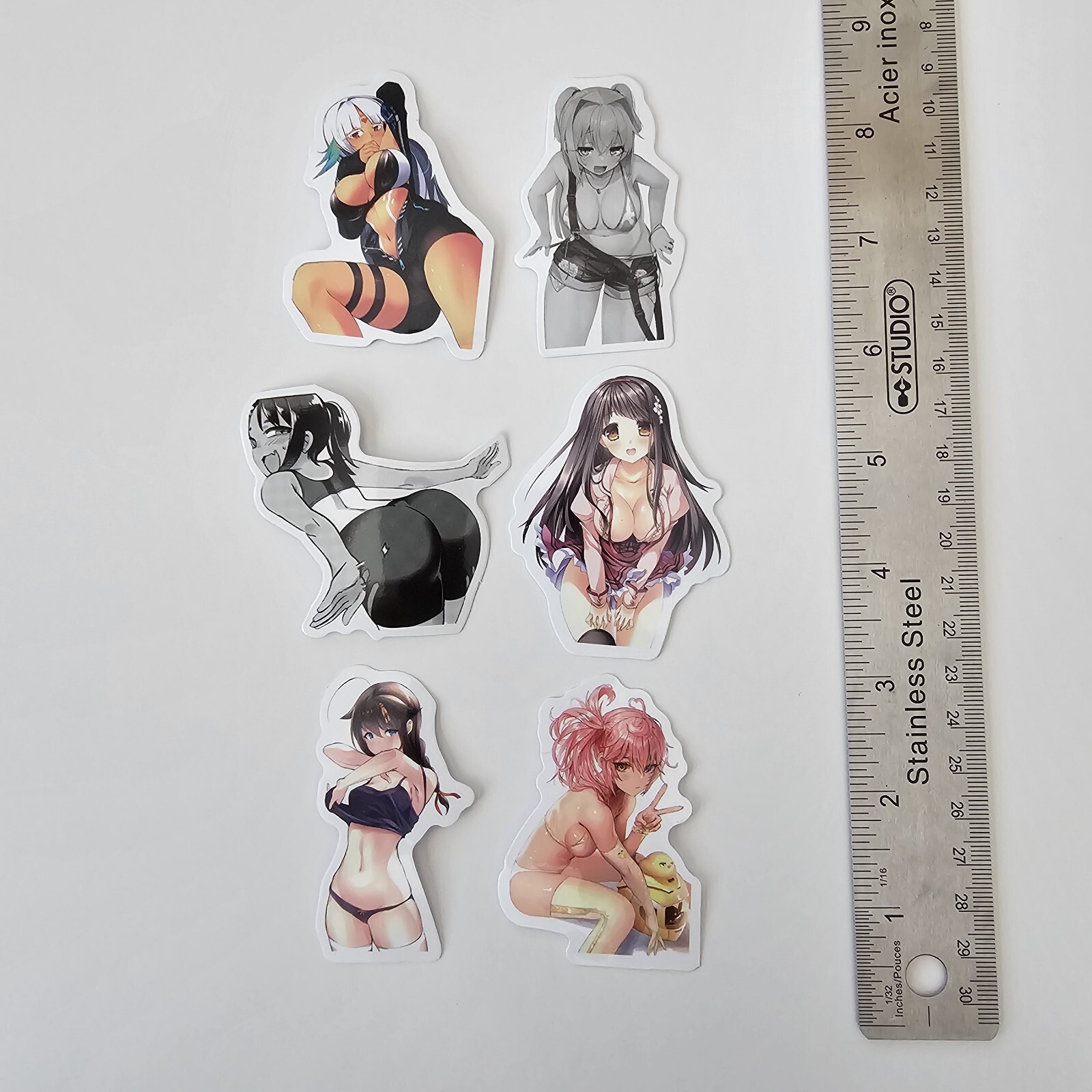 HOT ANIME SEXY COSPLAY GIRLS LADIES WOMEN  BOOTY CLEAVAGE S37 STICKERS LOT